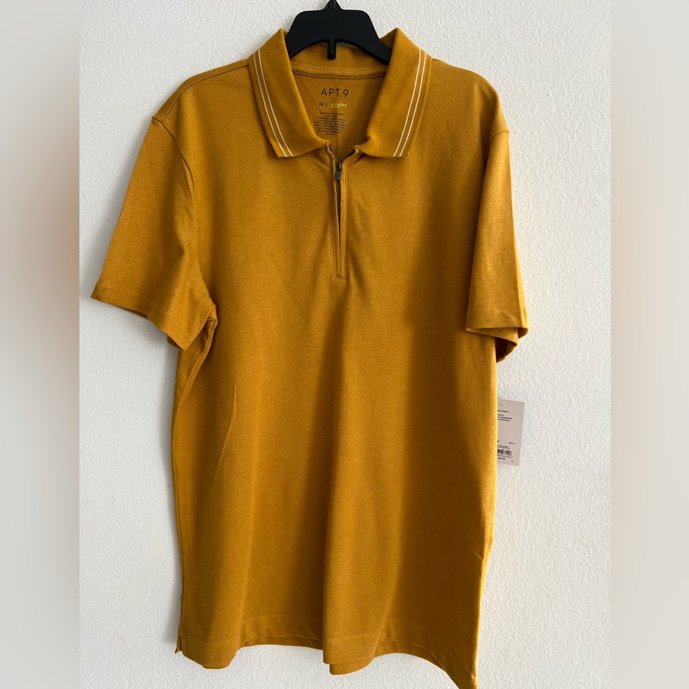 Apt. 9 Brown Polo Shirt Classic Design - Picture 2 of 16
